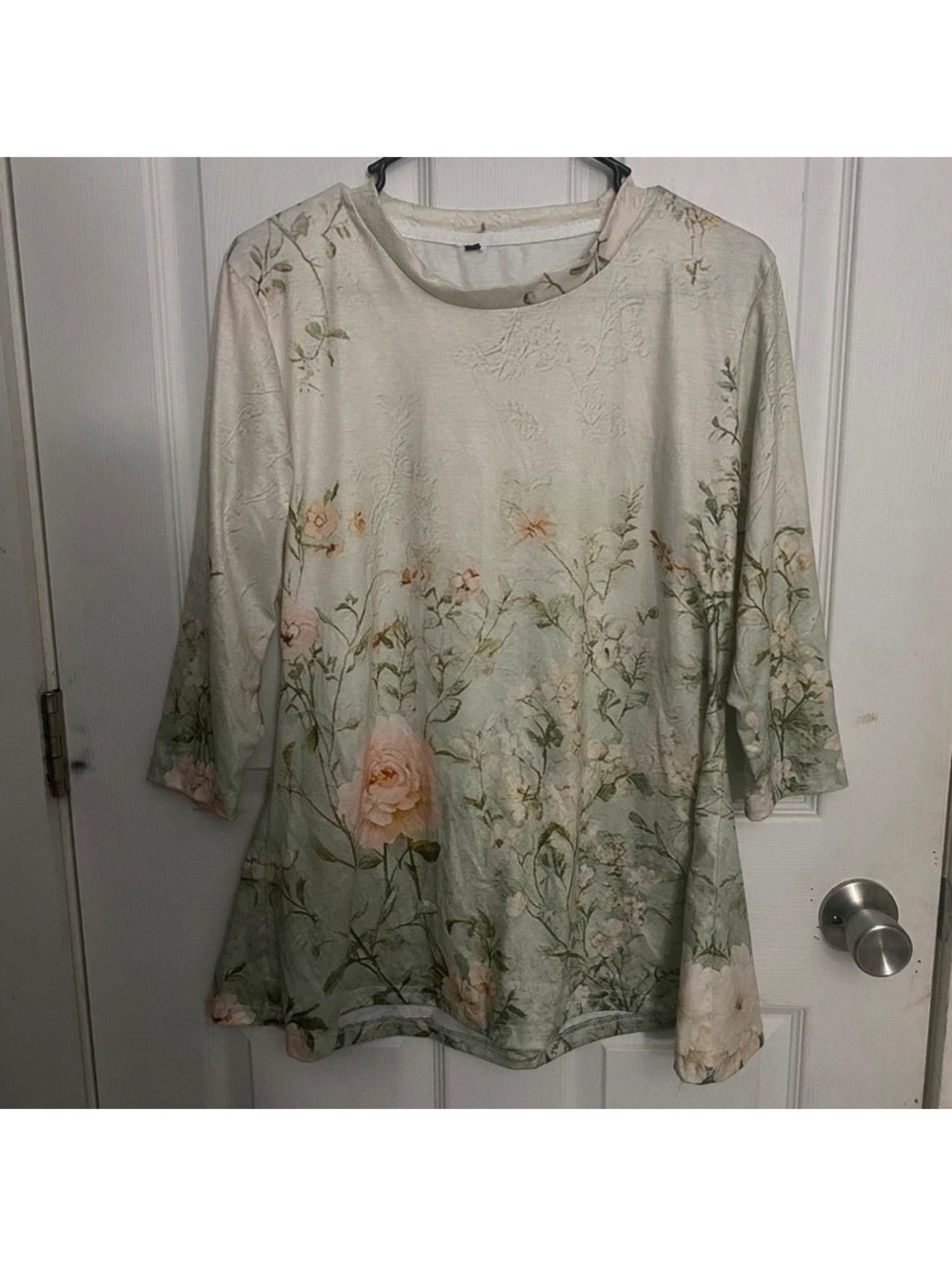 Floran print long sleeves too womens M